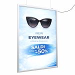 PBS881-Cornice-a-scatto-luminosa-bifacciale-70x100-a-sospensione-aggangio-a-soffitto-1