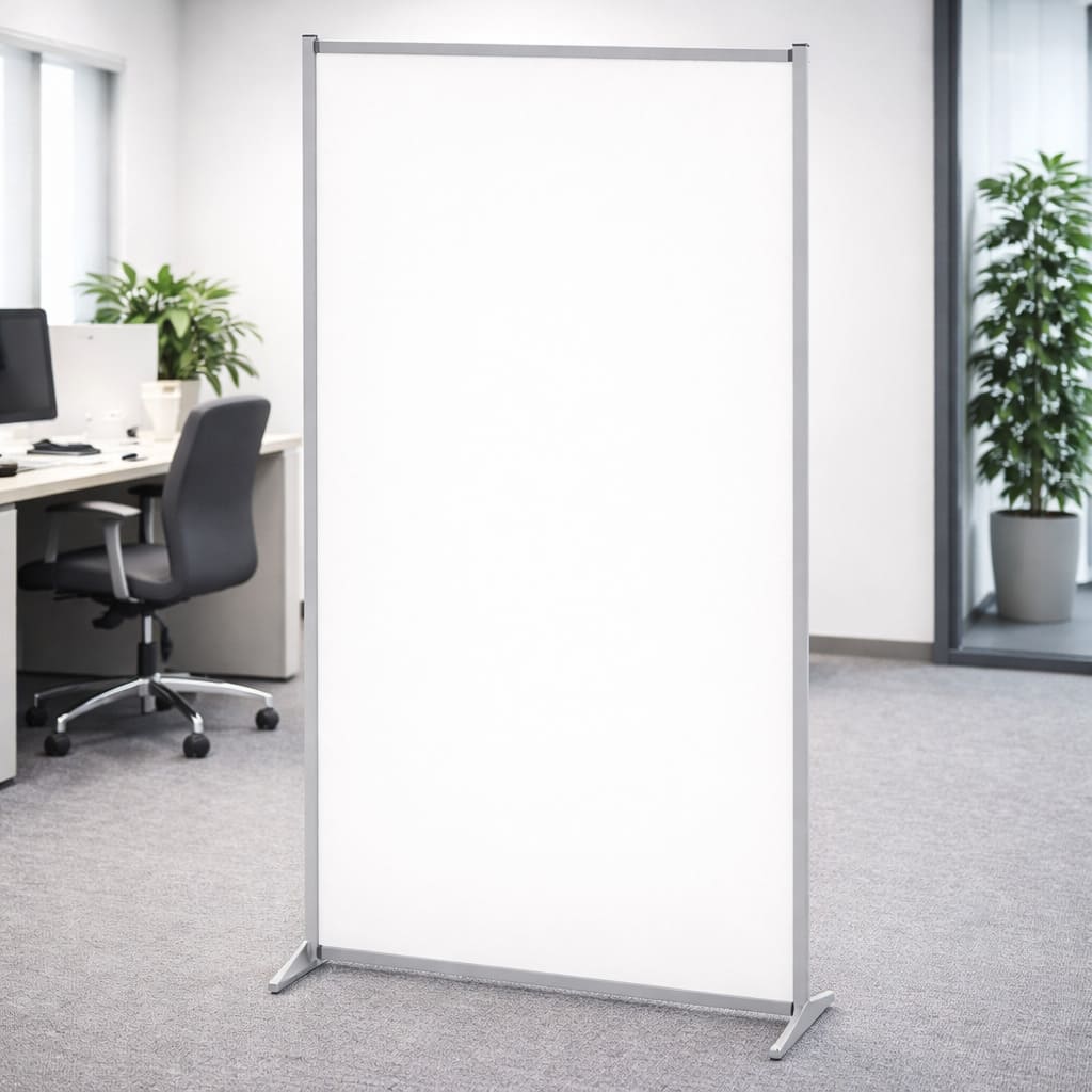 PBS1135-pannello-divisorio-mobile-per-ufficio-con-forex-bianco