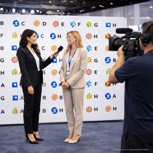 Pannelli fondali per retro interviste