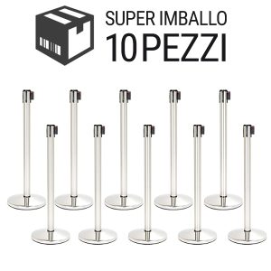 PBSST51L10-colonnine-segna-percorso-prezzo-kit-10-pezzi