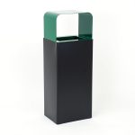 PBCRD012-bidone-porta-rifiuti-ecologico-corpo-metallo-verniciato-coperchio-anti-pioggia-verde